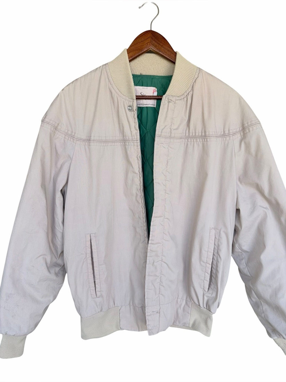 Sir Jac Bomber-Style Casual Utility Jacket Vintage 1970s Blokecore 42 Rockabilly